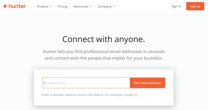 hunter.io