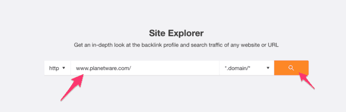 ahrefs site gezgini